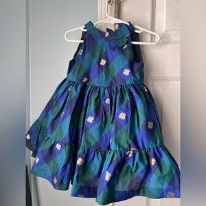 Janie & Jack plaid sleeveless dress